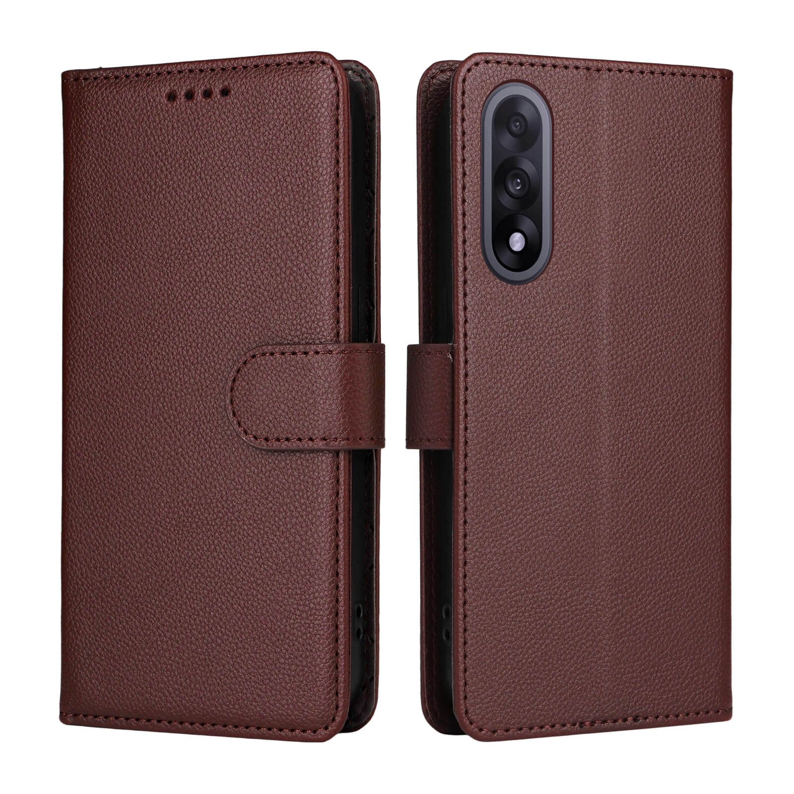 OnePlus Nord 5 - Leather-look case with textured surface