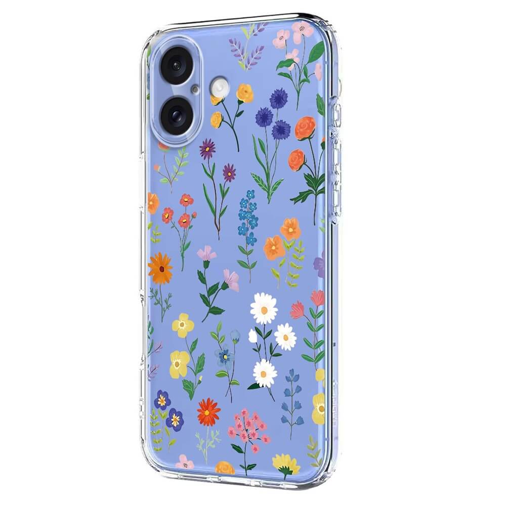 iPhone 17 - Silicone Rubber Case Flowers