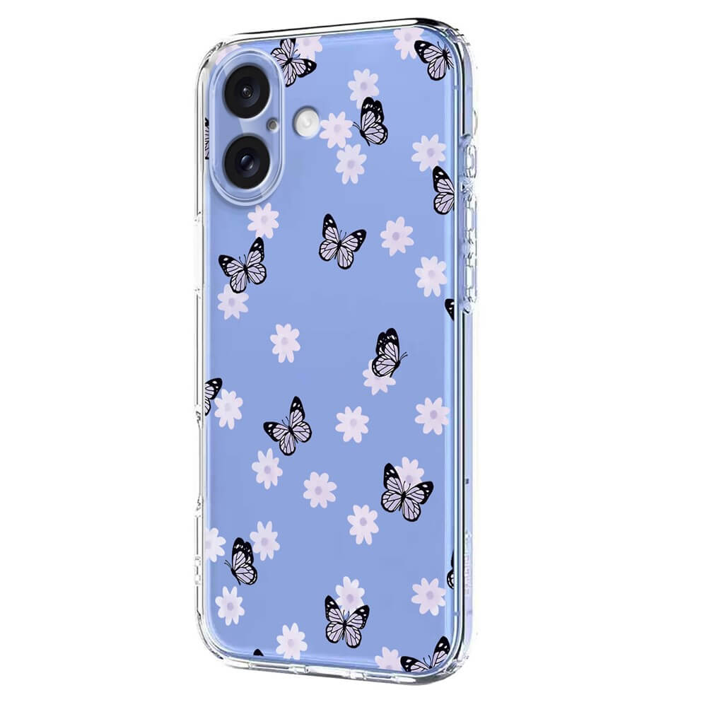 iPhone 17 - Silicone Rubber Case Flowers