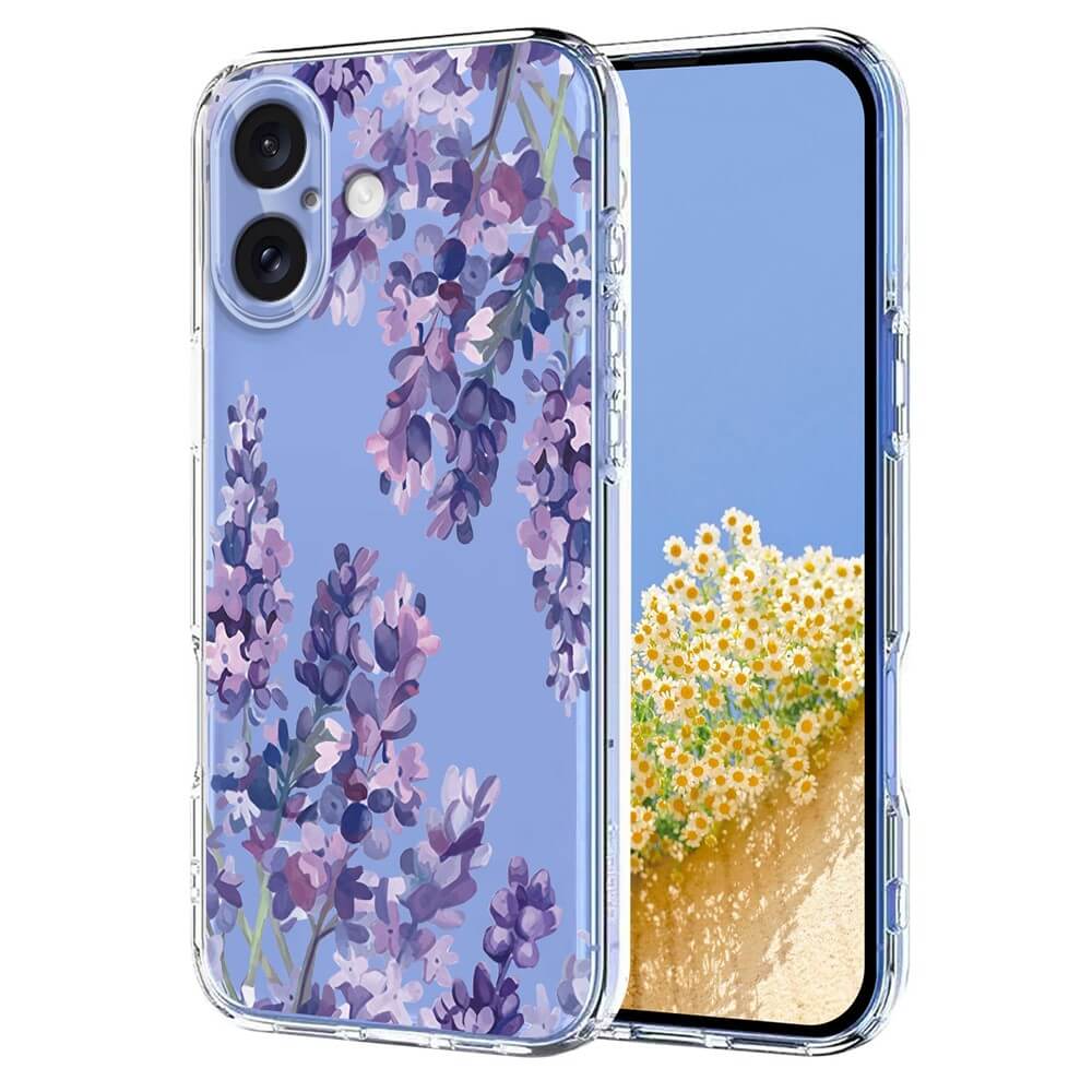 iPhone 17 - Silicone Rubber Case Flowers