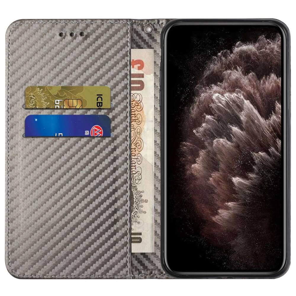 Galaxy S23 Ultra - Carbon Look Flip Case Cover