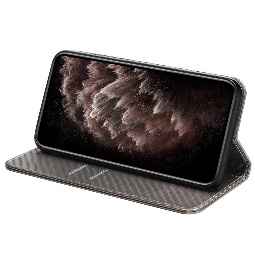 Galaxy S23 Ultra - Carbon Look Flip Case Cover