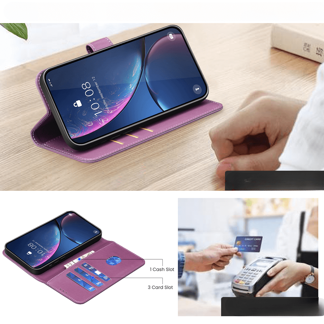 Xiaomi Redmi 15C - BINFEN Leder Etui Hülle mit RFID Blocker