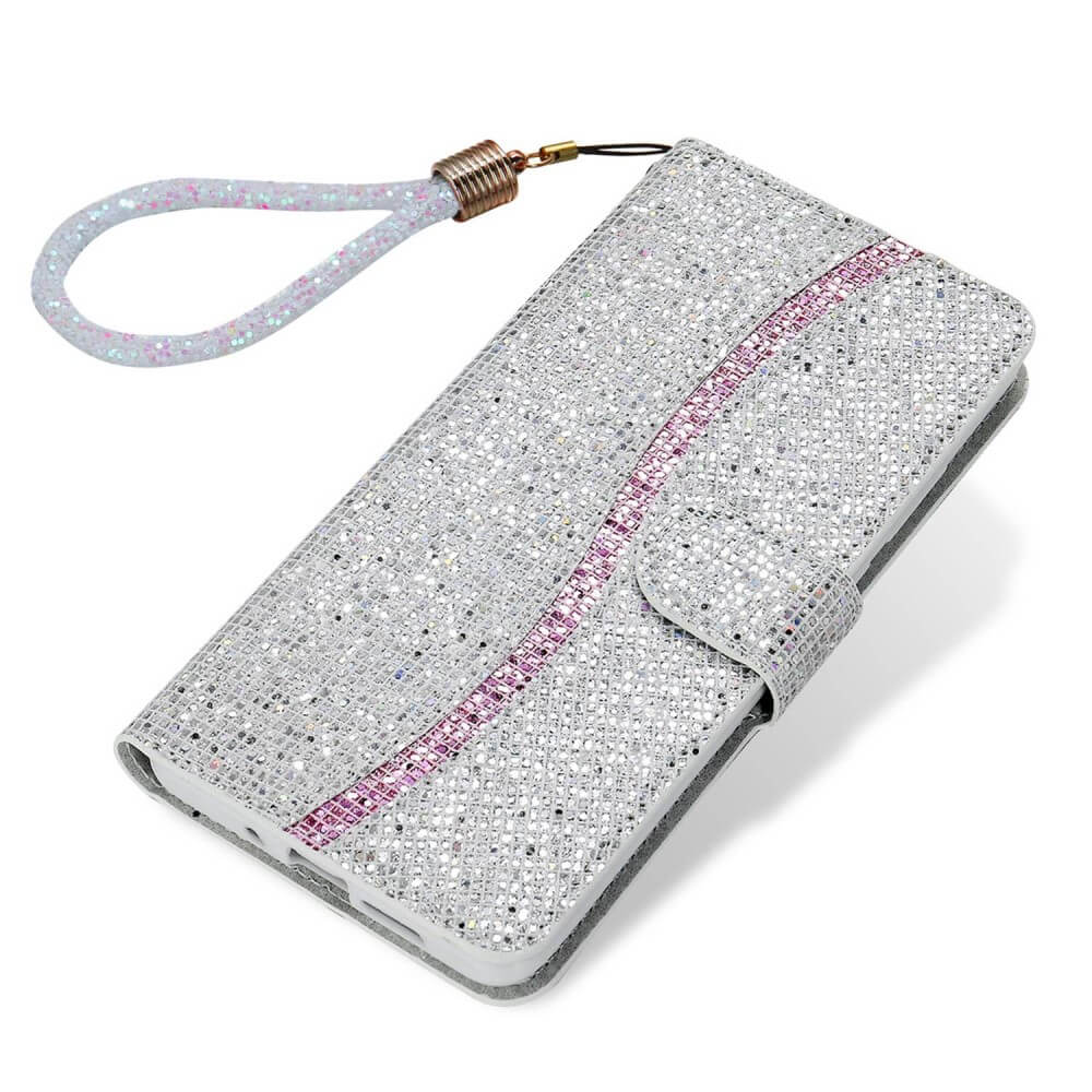 Galaxy S23+ - Custodia In Pelle Glitterata