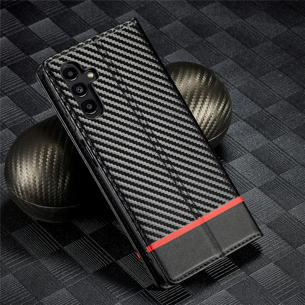 Galaxy A17 - LC.IMEEKE Custodia Carbon Fiber