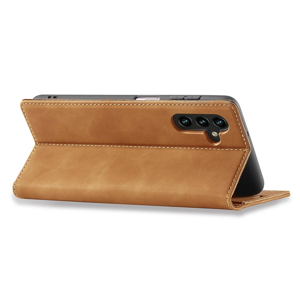 Galaxy A17 - LC.IMEEKE Custodia Flip Case Vintage