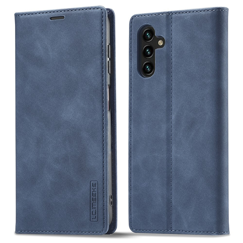 Galaxy A17 - LC.IMEEKE Custodia Flip Case Vintage