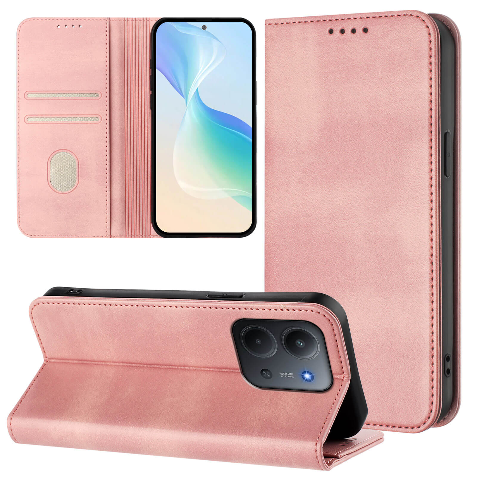 Xiaomi Redmi 15C - Vintage Flip Case