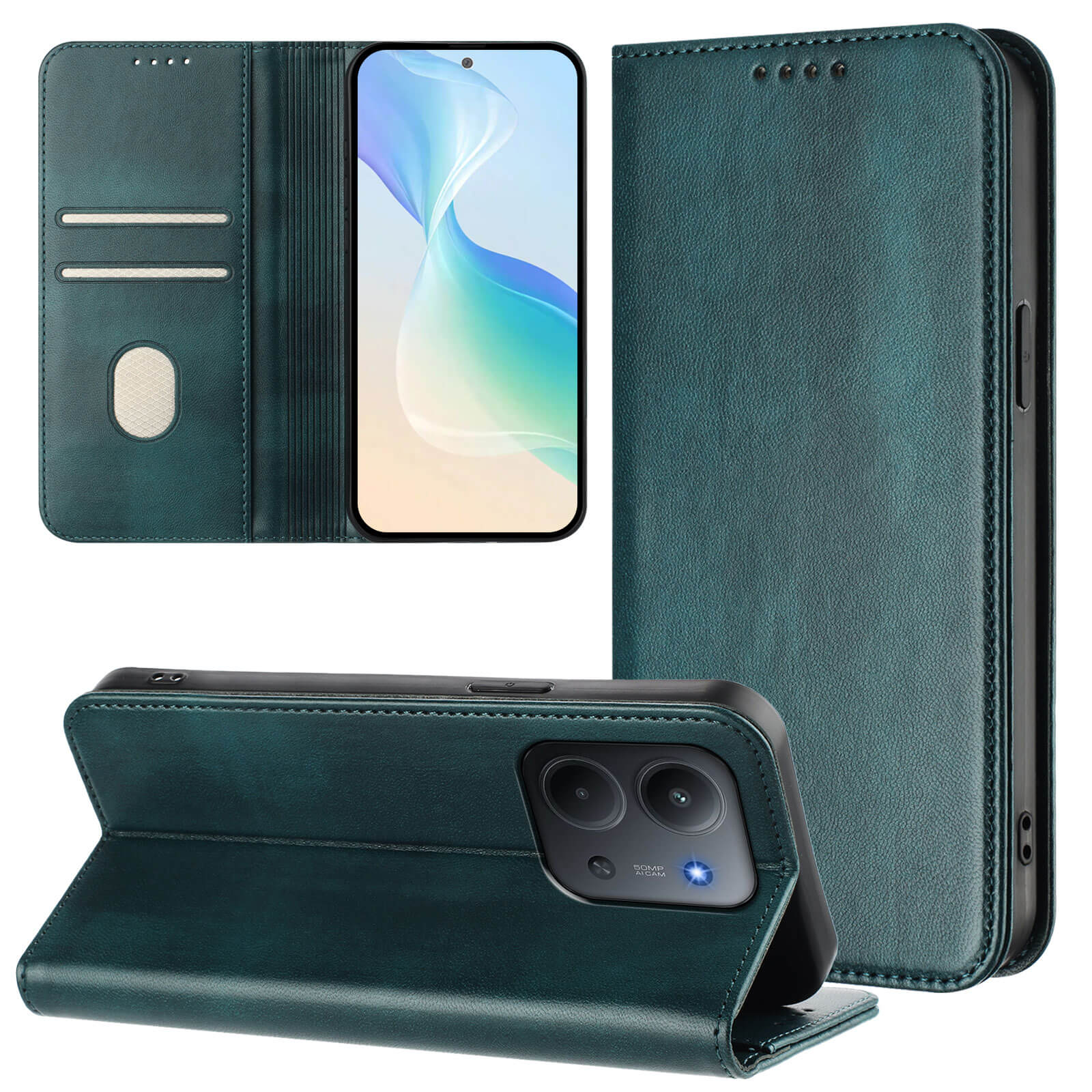 Xiaomi Redmi 15C - Vintage Flip Case