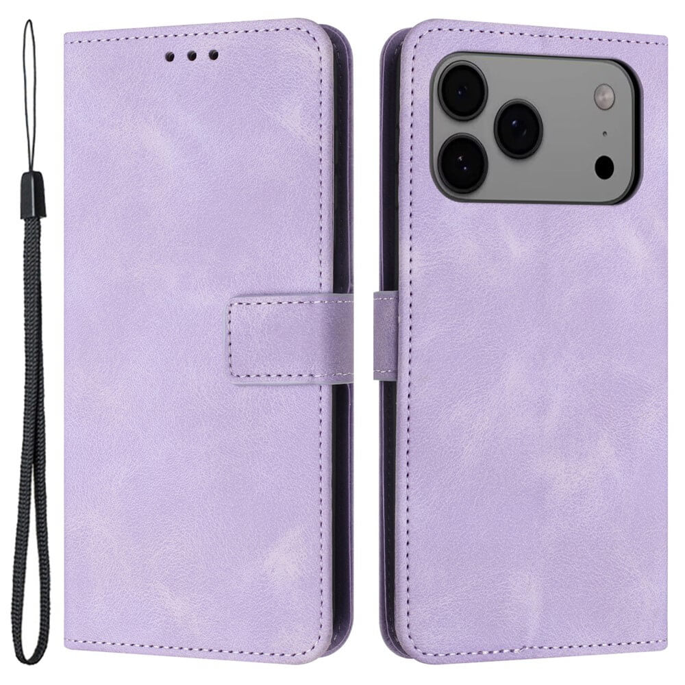 iPhone 17 Pro - Custodia in pelle scamosciata dal design vintage