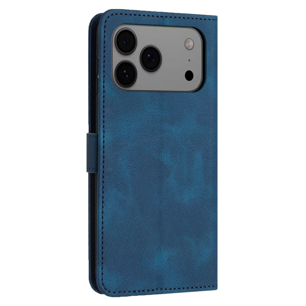 iPhone 17 Pro - Custodia in pelle scamosciata dal design vintage
