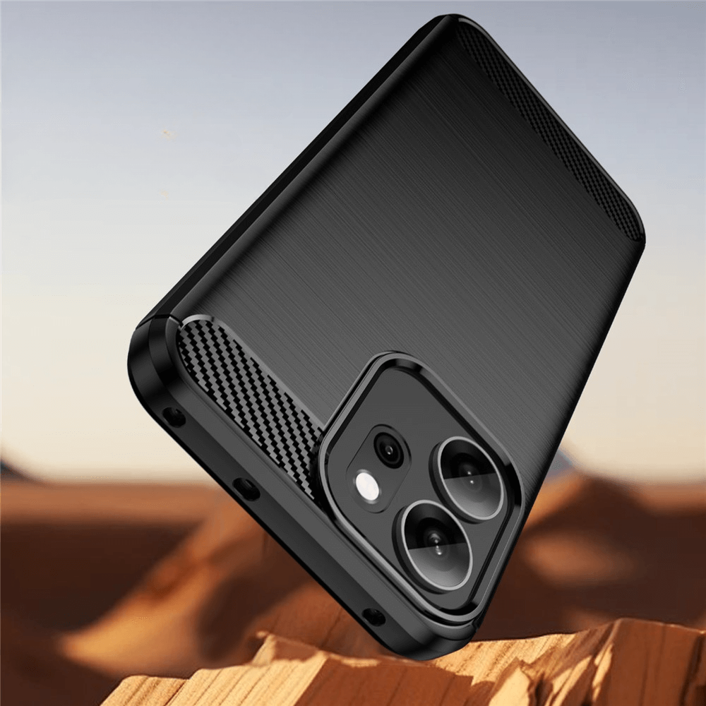 OPPO Reno14 F - Metall Carbon Look Hülle