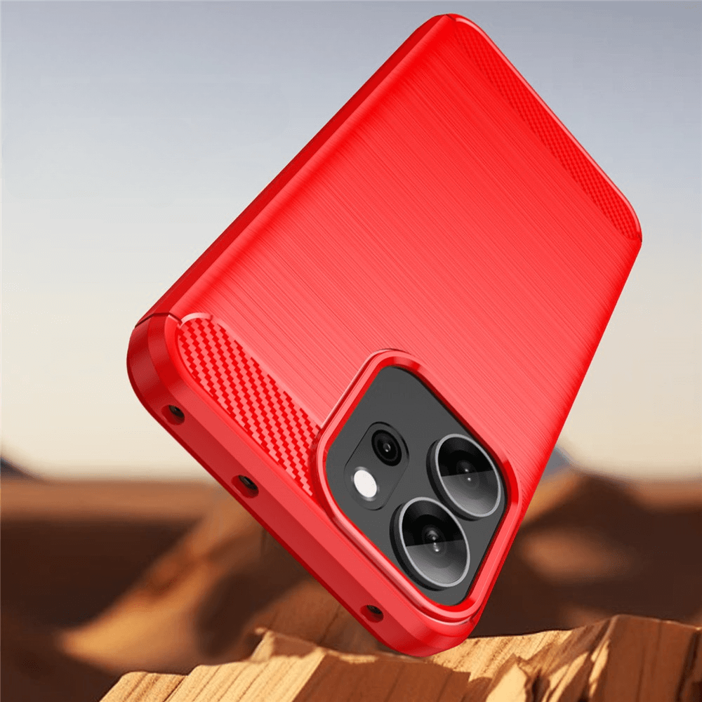 OPPO Reno14 F - Metall Carbon Look Hülle