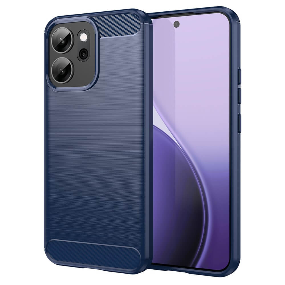 OPPO Reno14 F - Metall Carbon Look Hülle