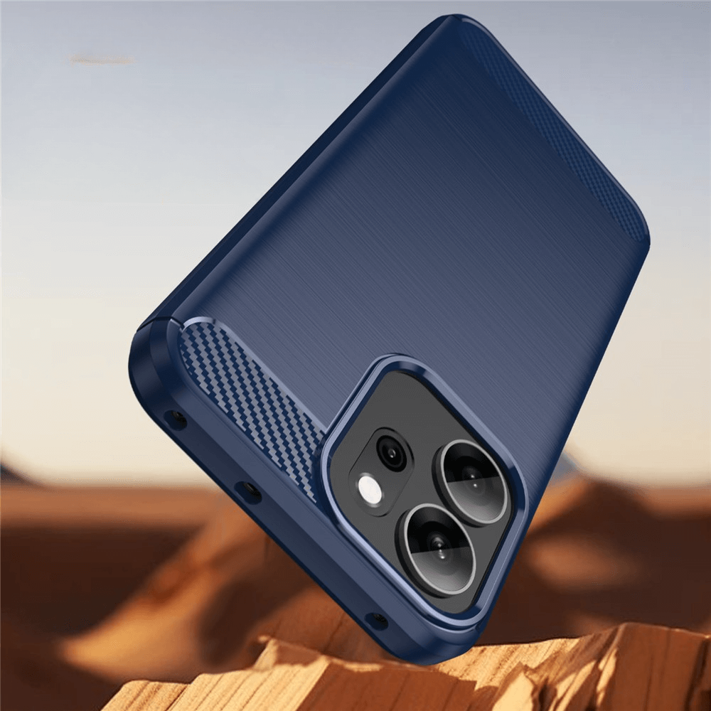 OPPO Reno14 F - Metall Carbon Look Hülle