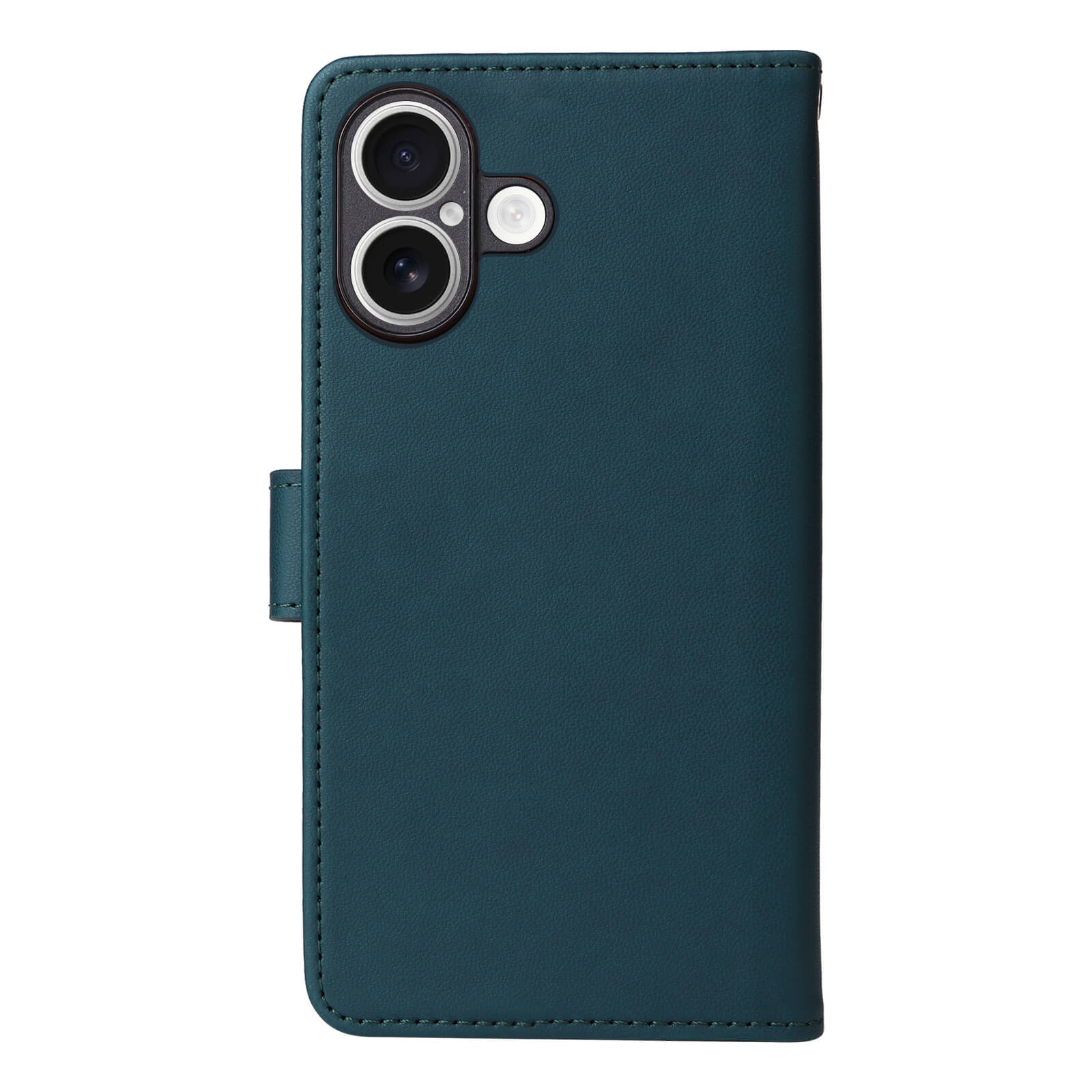 Die iPhone 17 - Teilbare Brieftasche 2-in-1 Handyhülle von Cover-Discount ist eine tealfarbene Lederhülle mit Kameraaussparung und magnetischer Klappe links - stilvolles, praktisches magnetisches Handycover.