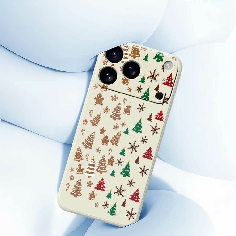 iPhone 17 Pro Max - Silikon Gummi Hülle Christmas