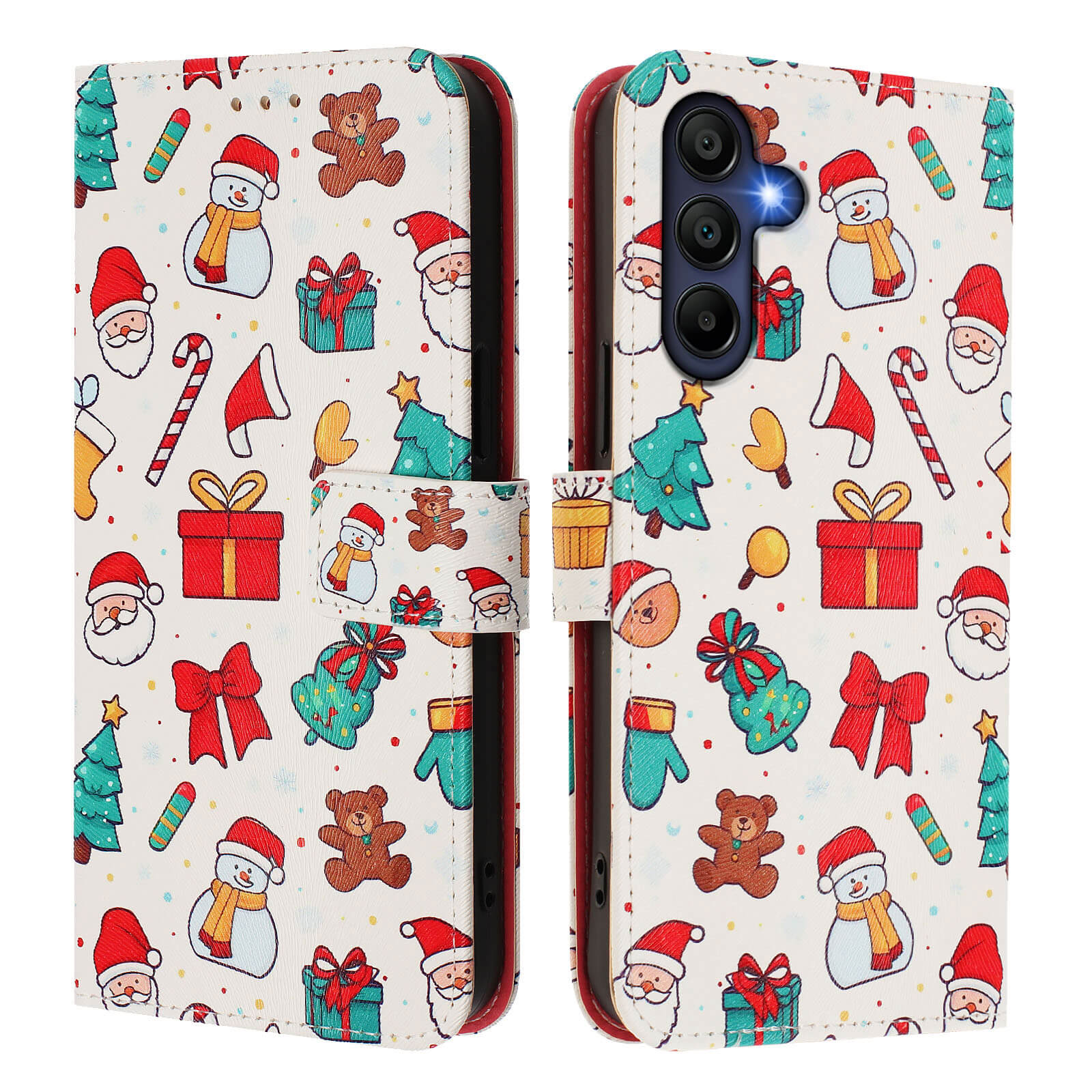 Galaxy A16 - Etui Hülle mit Motiv Weihnachten