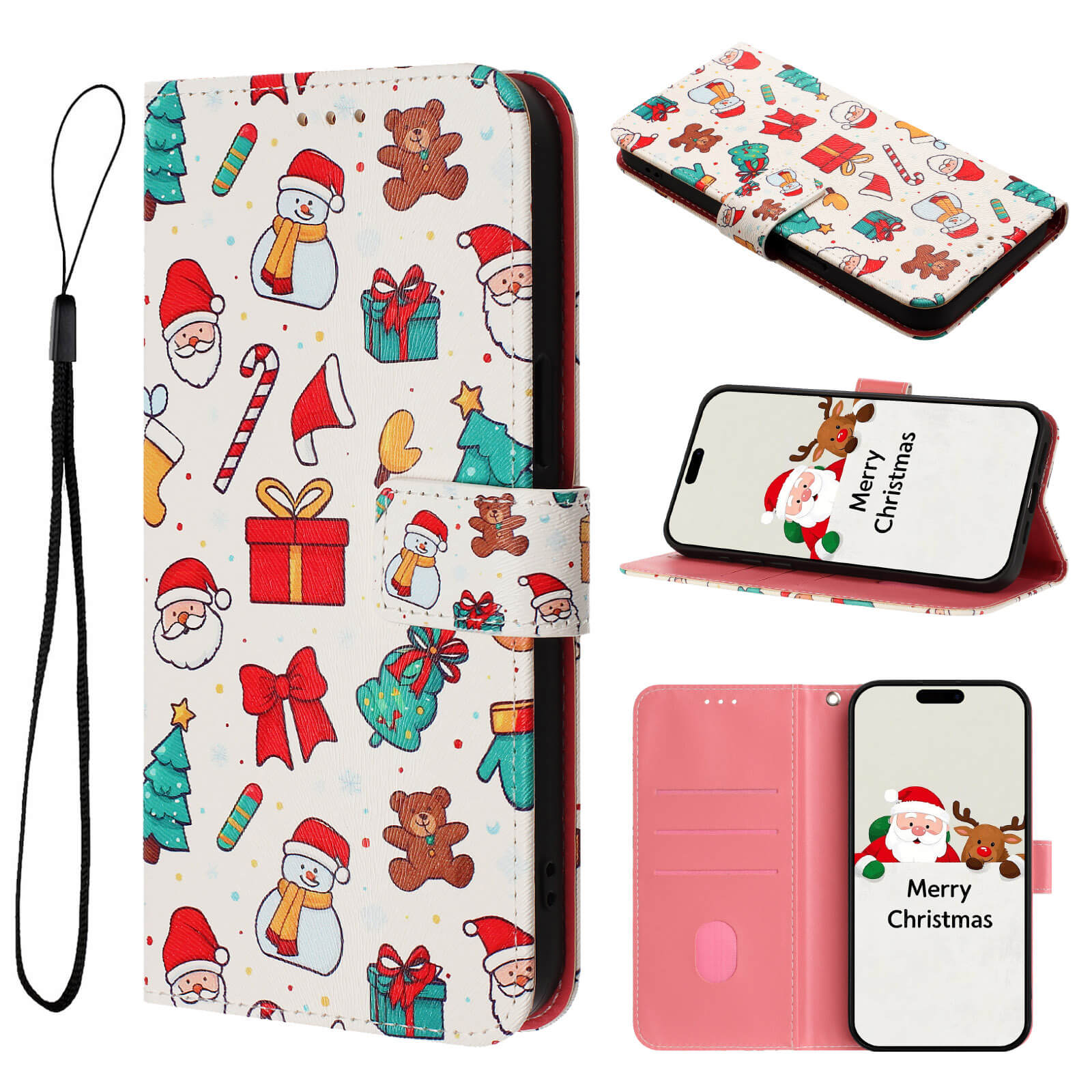 Galaxy A16 - Etui Hülle mit Motiv Weihnachten