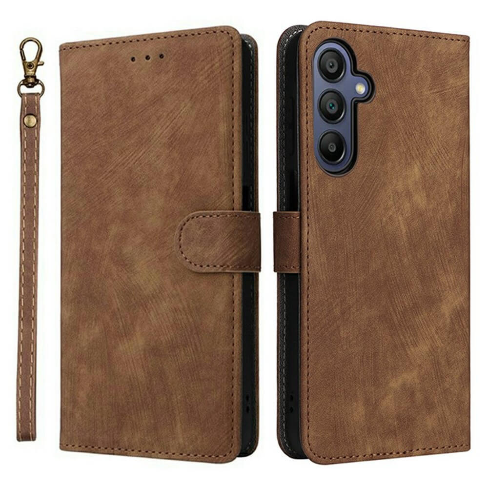 Galaxy A17 / A16 / A26 - Ledertasche mit RFID Blocker