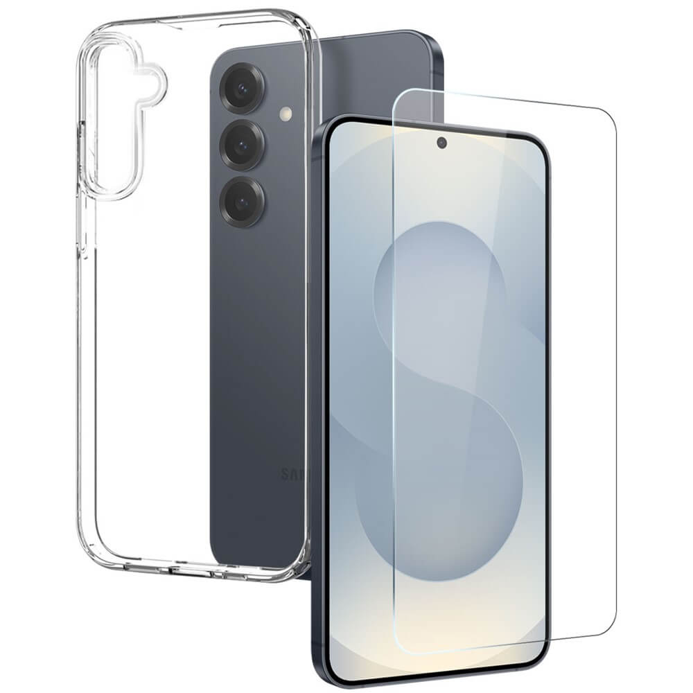 Galaxy S25 FE - NORTHJO Set coque pour portable et verre trempé