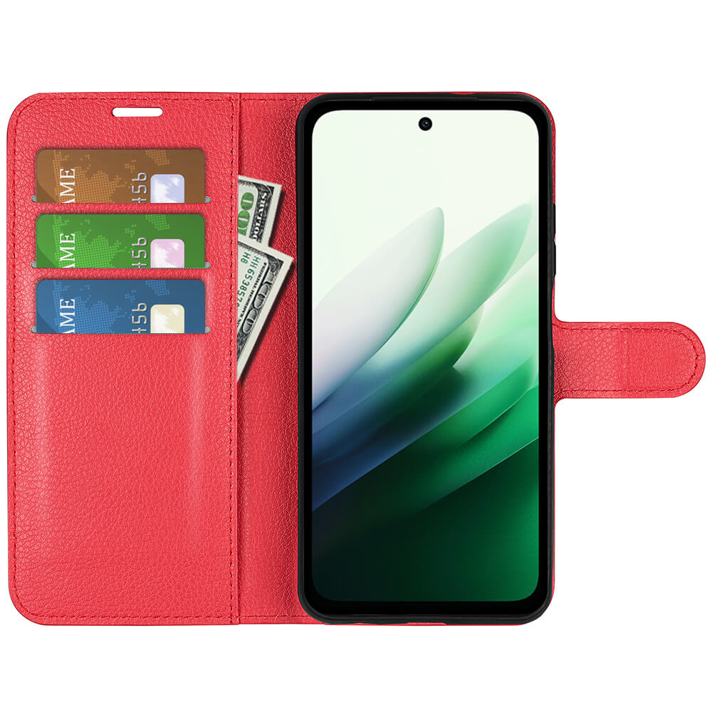 Xiaomi Redmi 15 - Leder Etui Hülle