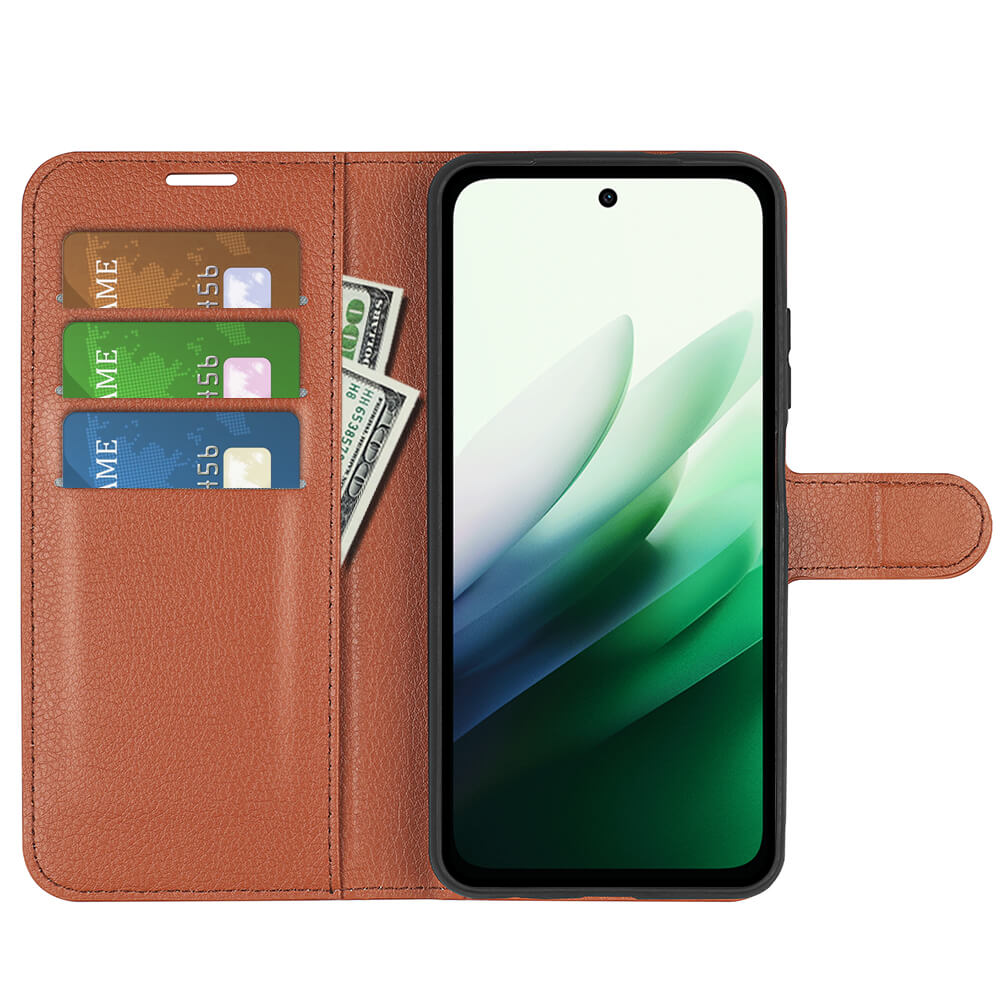 Xiaomi Redmi 15 - Leder Etui Hülle