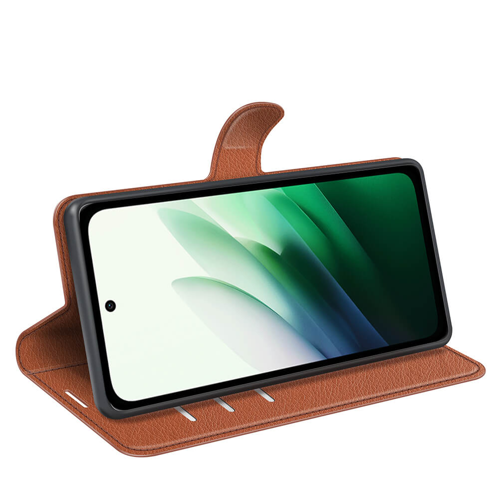 Xiaomi Redmi 15 - Leder Etui Hülle