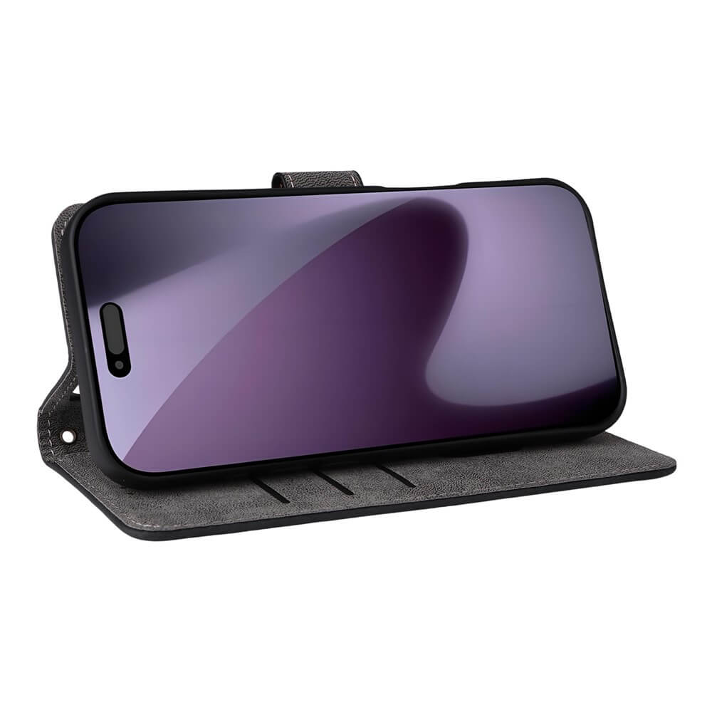 iPhone 17 Pro Max - Ledertasche mit RFID Blocker