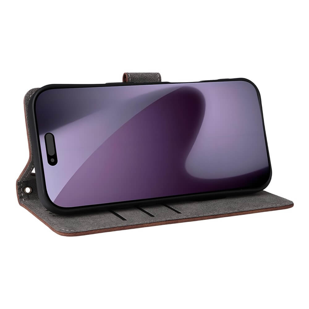 iPhone 17 Pro Max - Ledertasche mit RFID Blocker