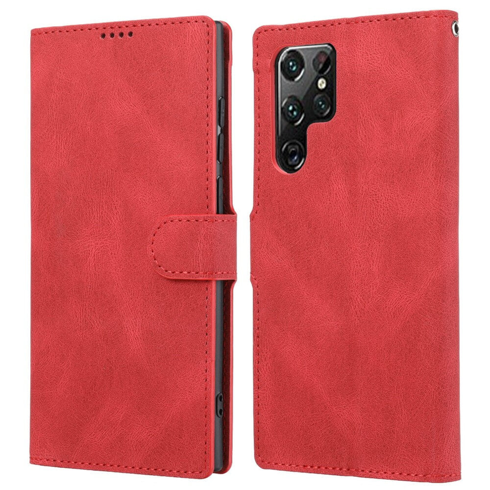 Galaxy S23 Ultra - Leather Case Cover