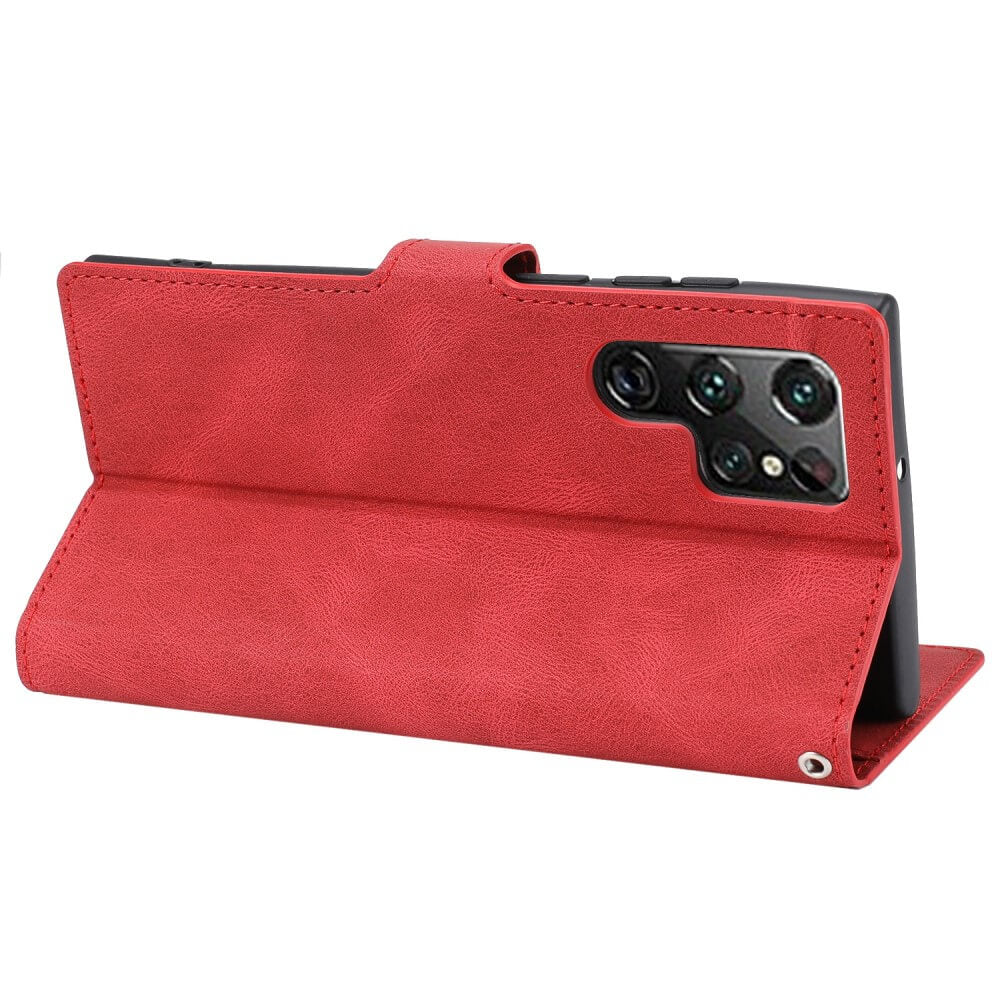 Galaxy S23 Ultra - Leather Case Cover