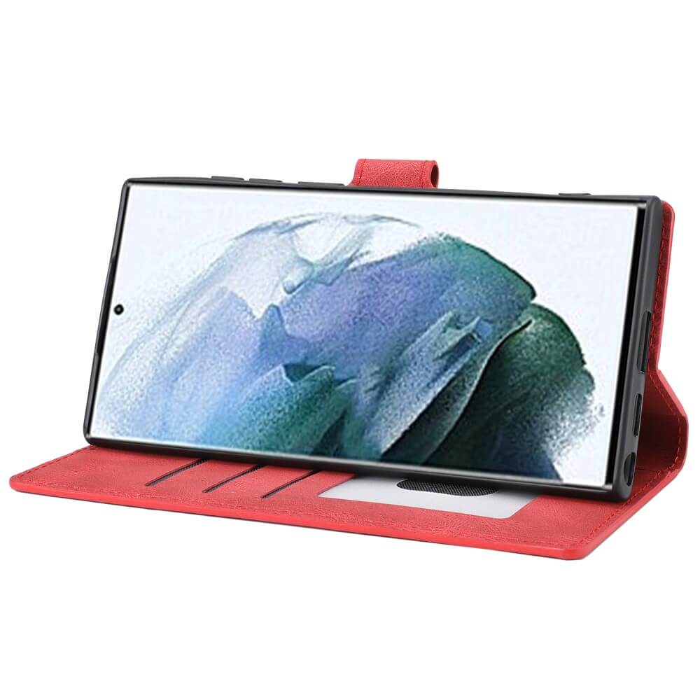 Galaxy S23 Ultra - Leather Case Cover