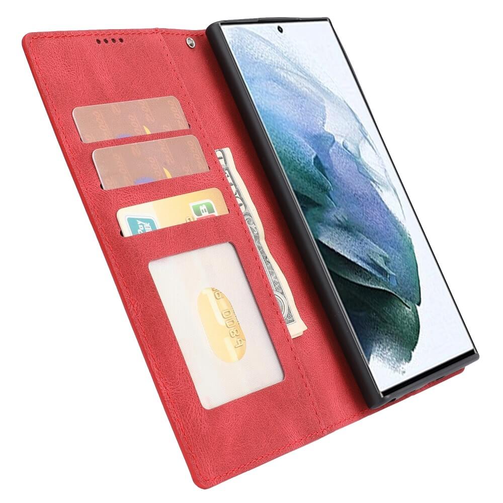 Galaxy S23 Ultra - Leather Case Cover