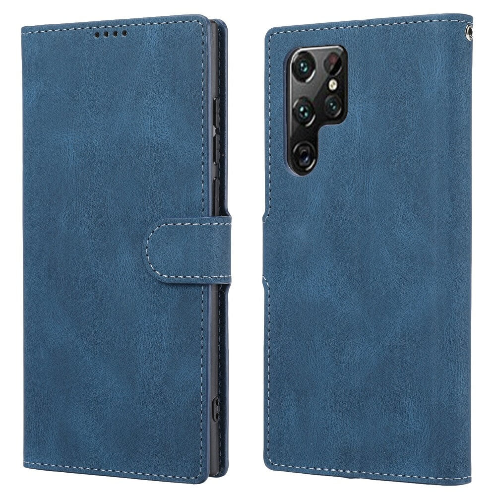 Galaxy S23 Ultra - Leather Case Cover