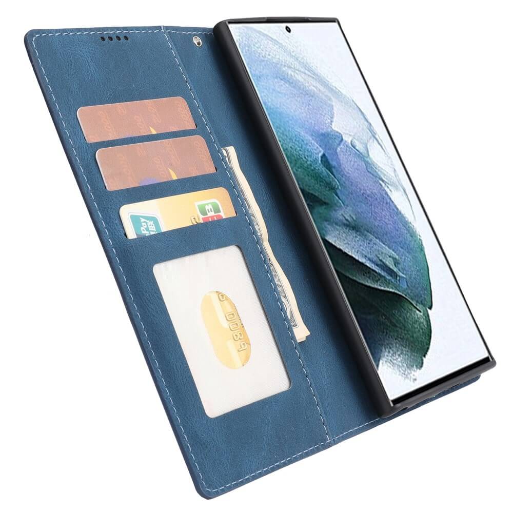 Galaxy S23 Ultra - Leather Case Cover