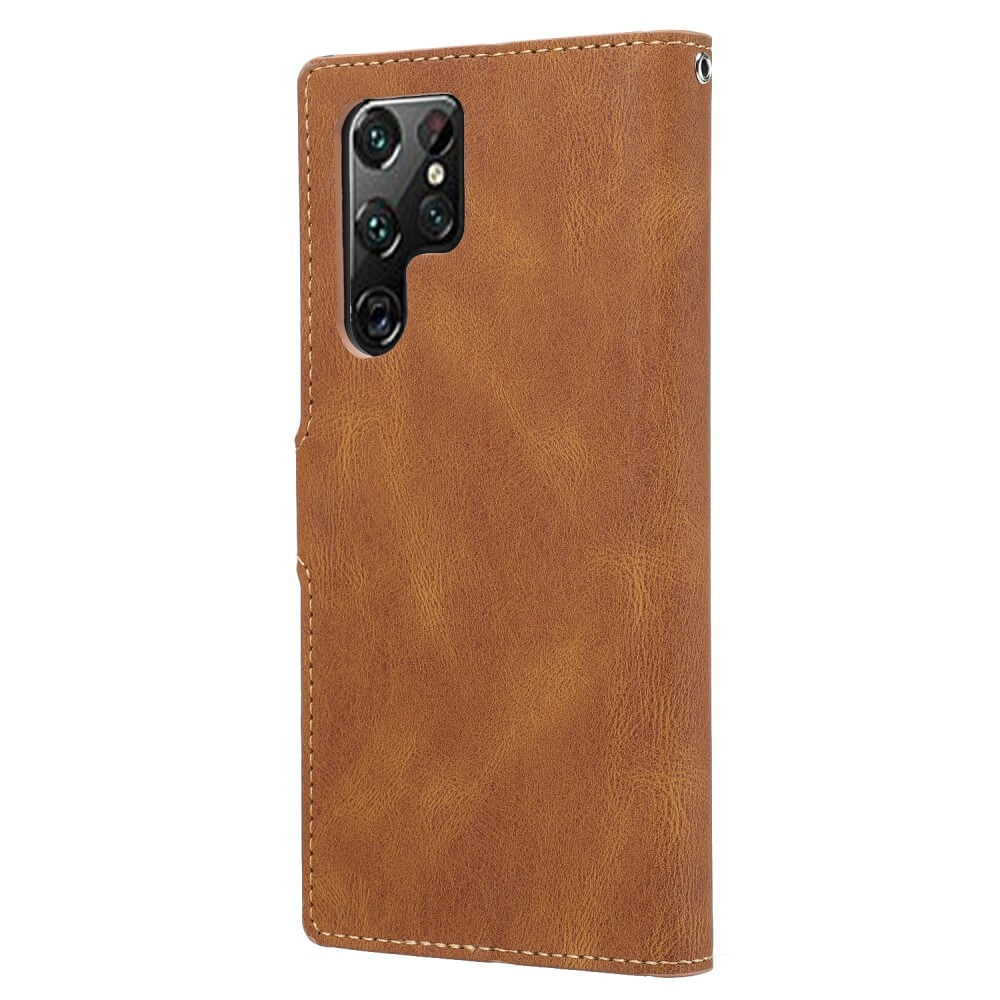 Galaxy S23 Ultra - Leather Case Cover