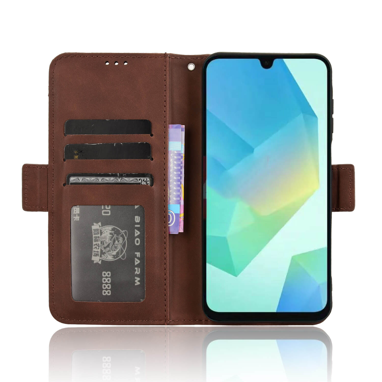 Galaxy A17 / A16 / A26 - Etui viele Kartenfächer