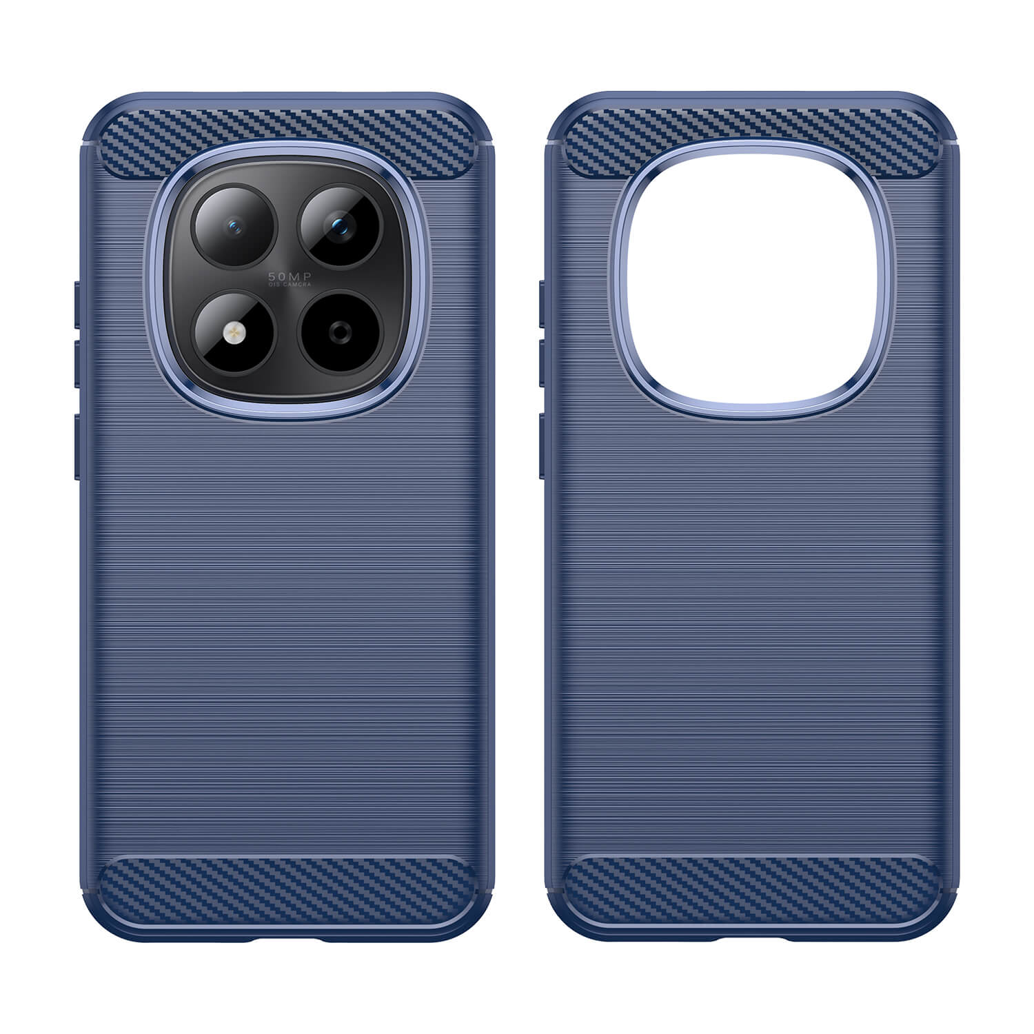 Xiaomi Redmi Note 15 Pro 5G - Metal Carbon Look Case