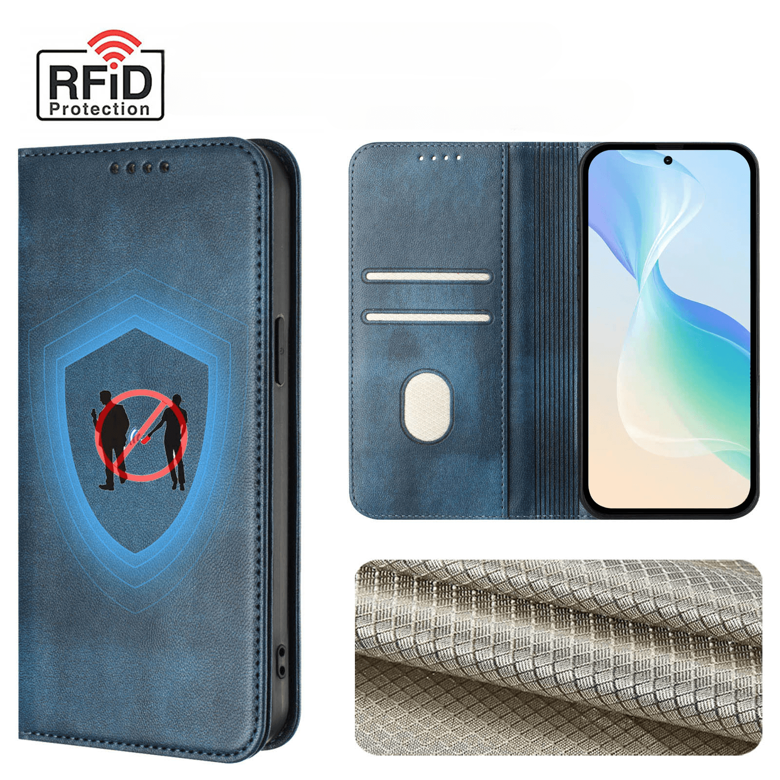 Xiaomi Redmi Note 15 5G - Flip Case with RFID Blocker