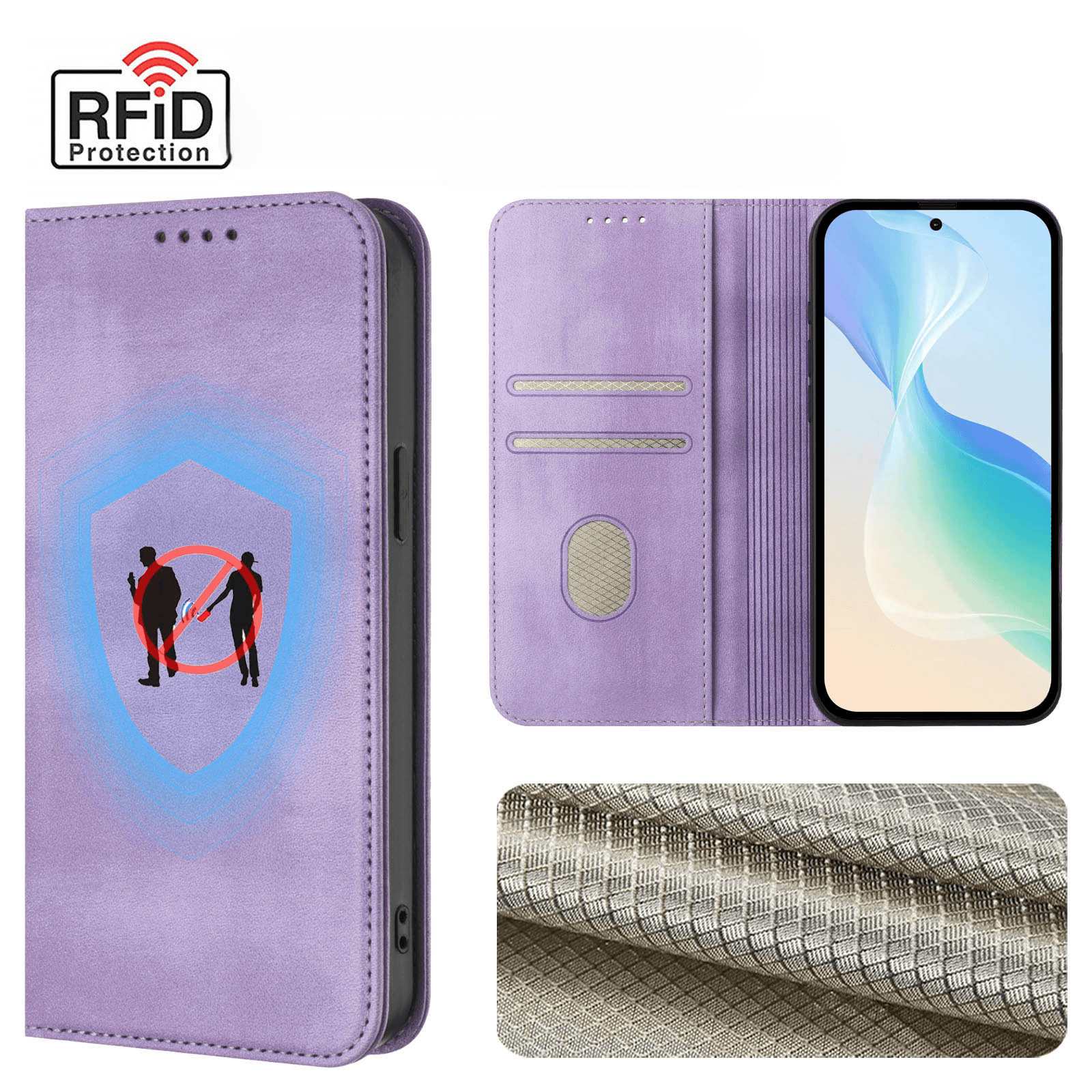 Xiaomi Redmi Note 15 5G - Flip Case with RFID Blocker