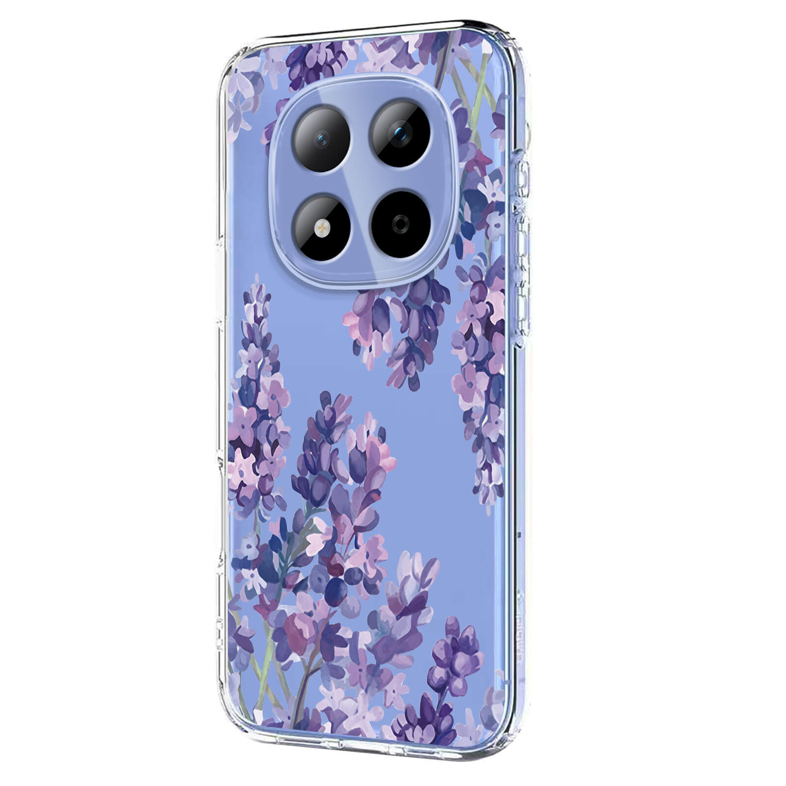 Xiaomi Redmi Note 15 Pro 5G - Custodia in gomma siliconica fiori