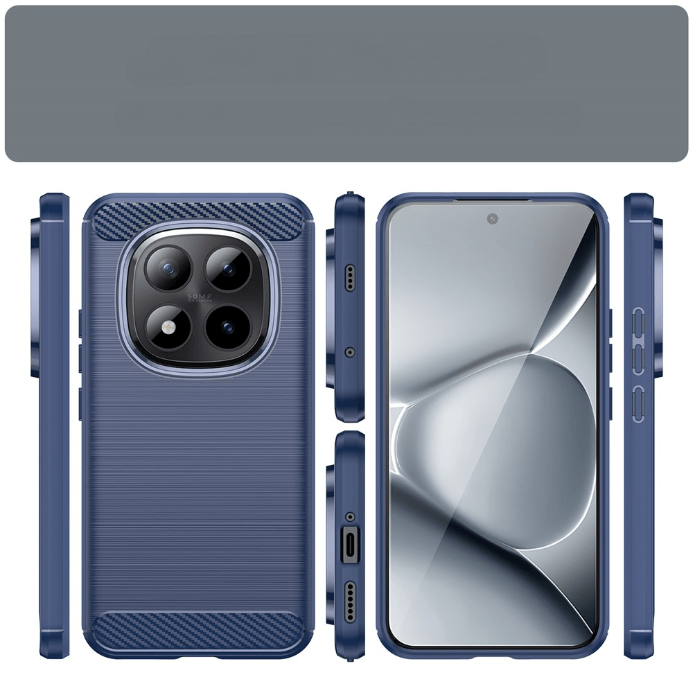 Xiaomi Redmi Note 15 Pro+ / Poco M8 Pro - Cover in look metallo carbonio