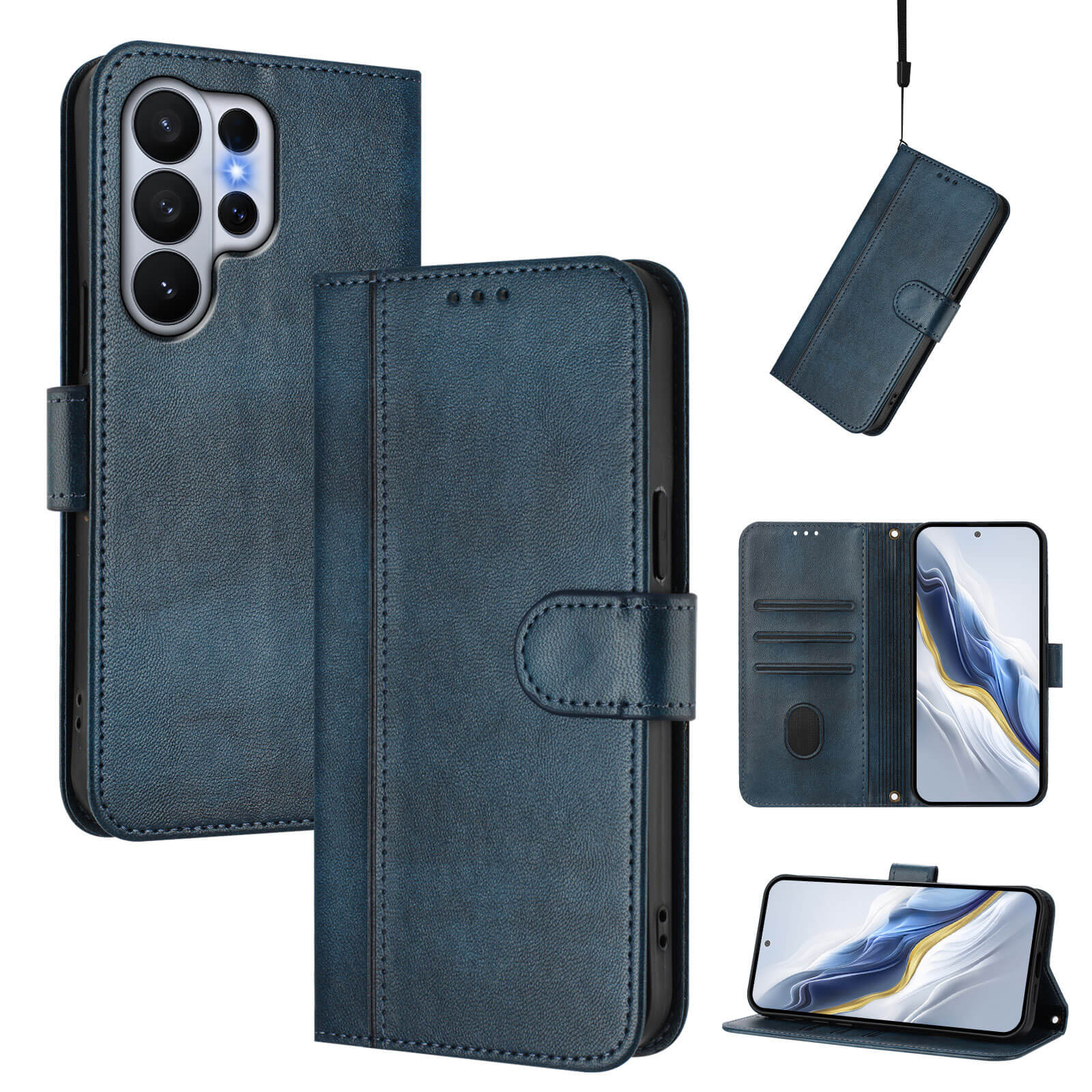 Galaxy S26 Ultra – Retro Look Etui im Vintage Design