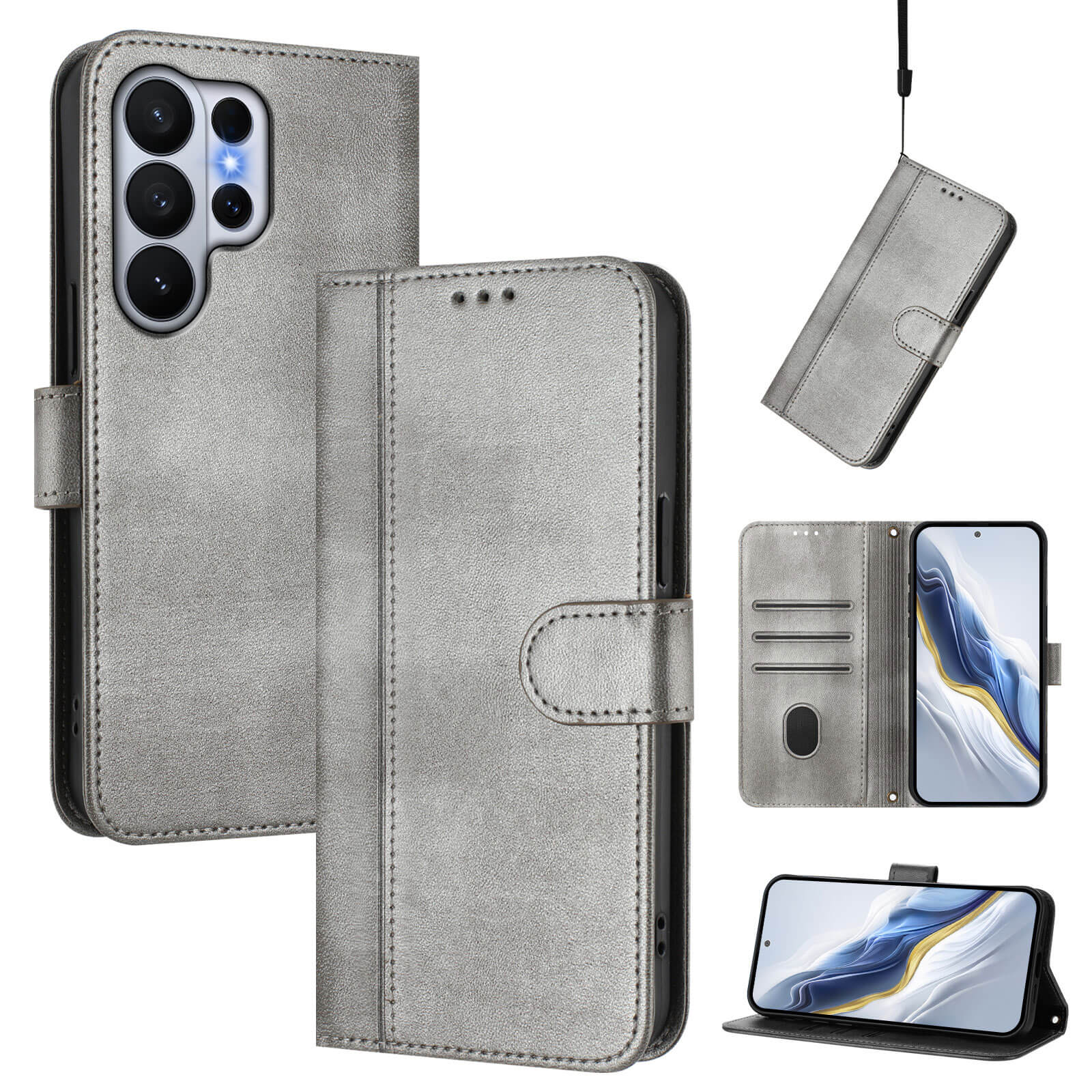 Galaxy S26 Ultra – Retro Look Etui im Vintage Design