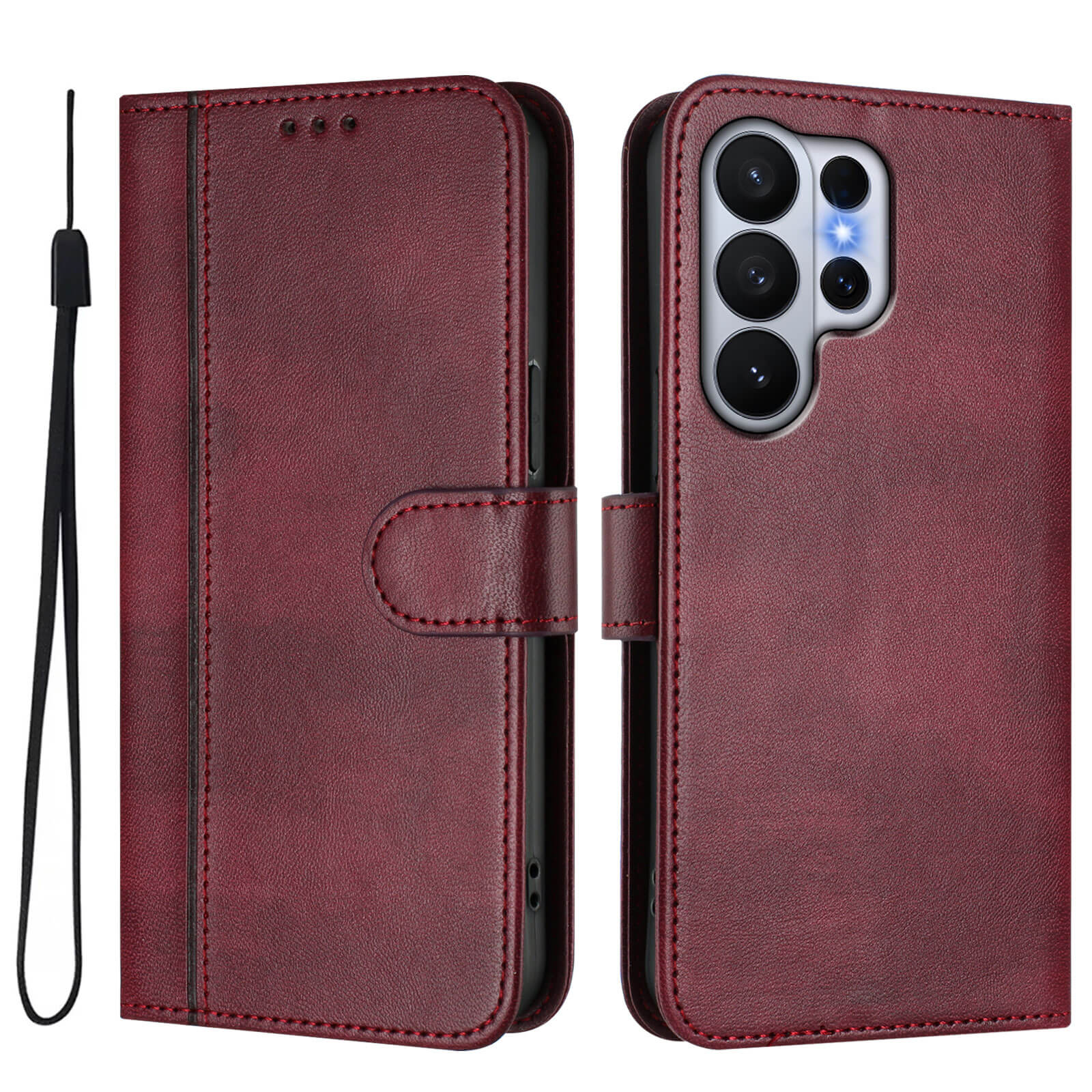 Galaxy S26 Ultra – Retro Look Etui im Vintage Design