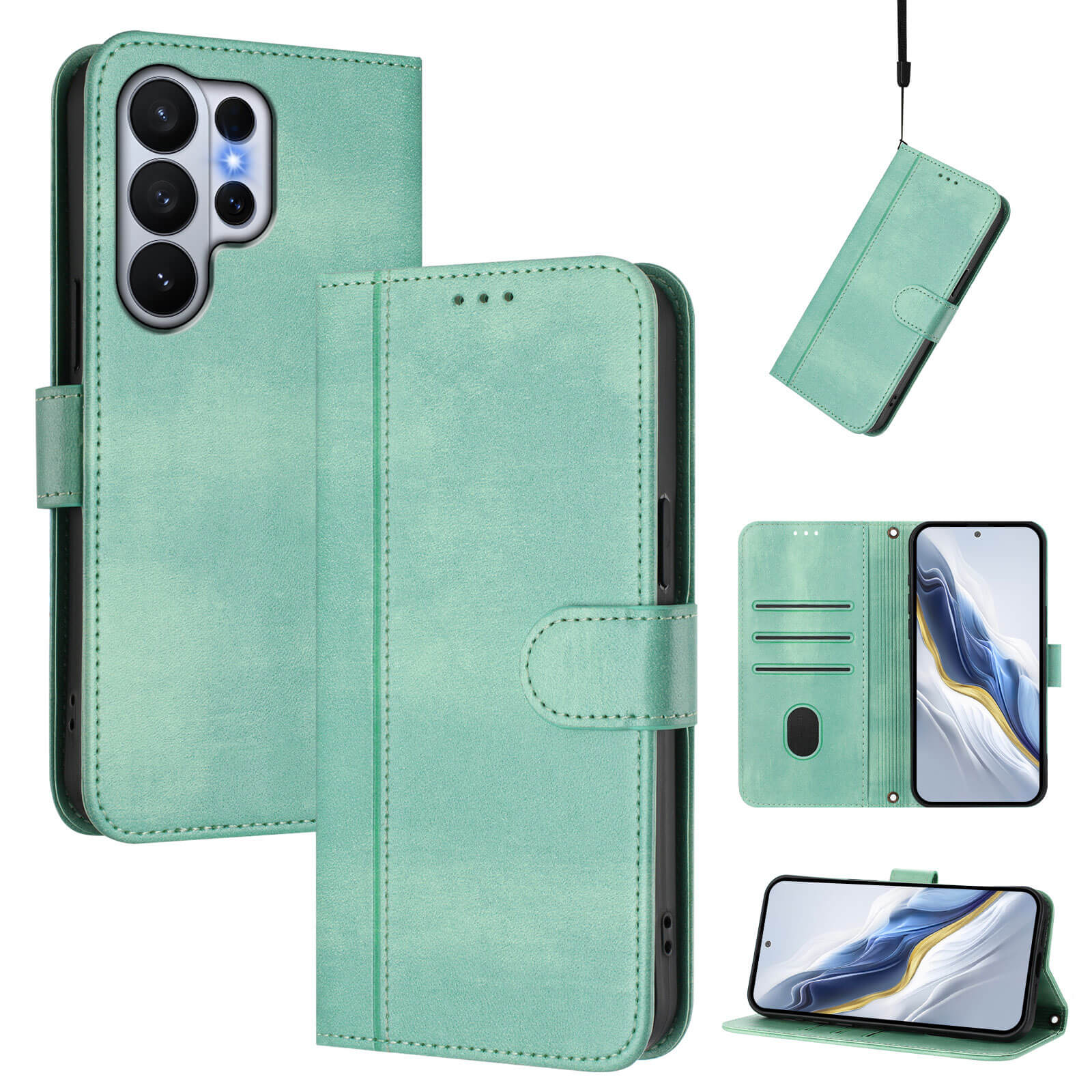 Galaxy S26 Ultra – Retro Look Etui im Vintage Design