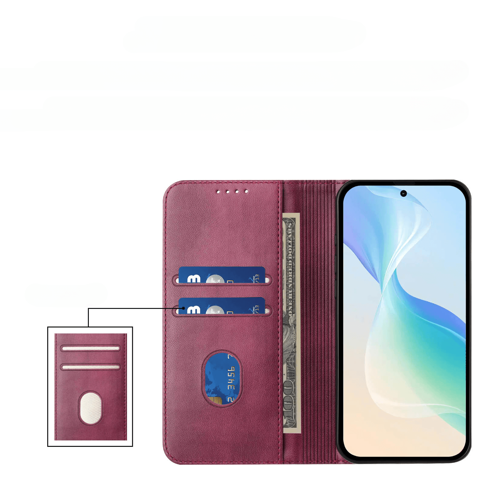 Xiaomi 17 - Vintage coque flip