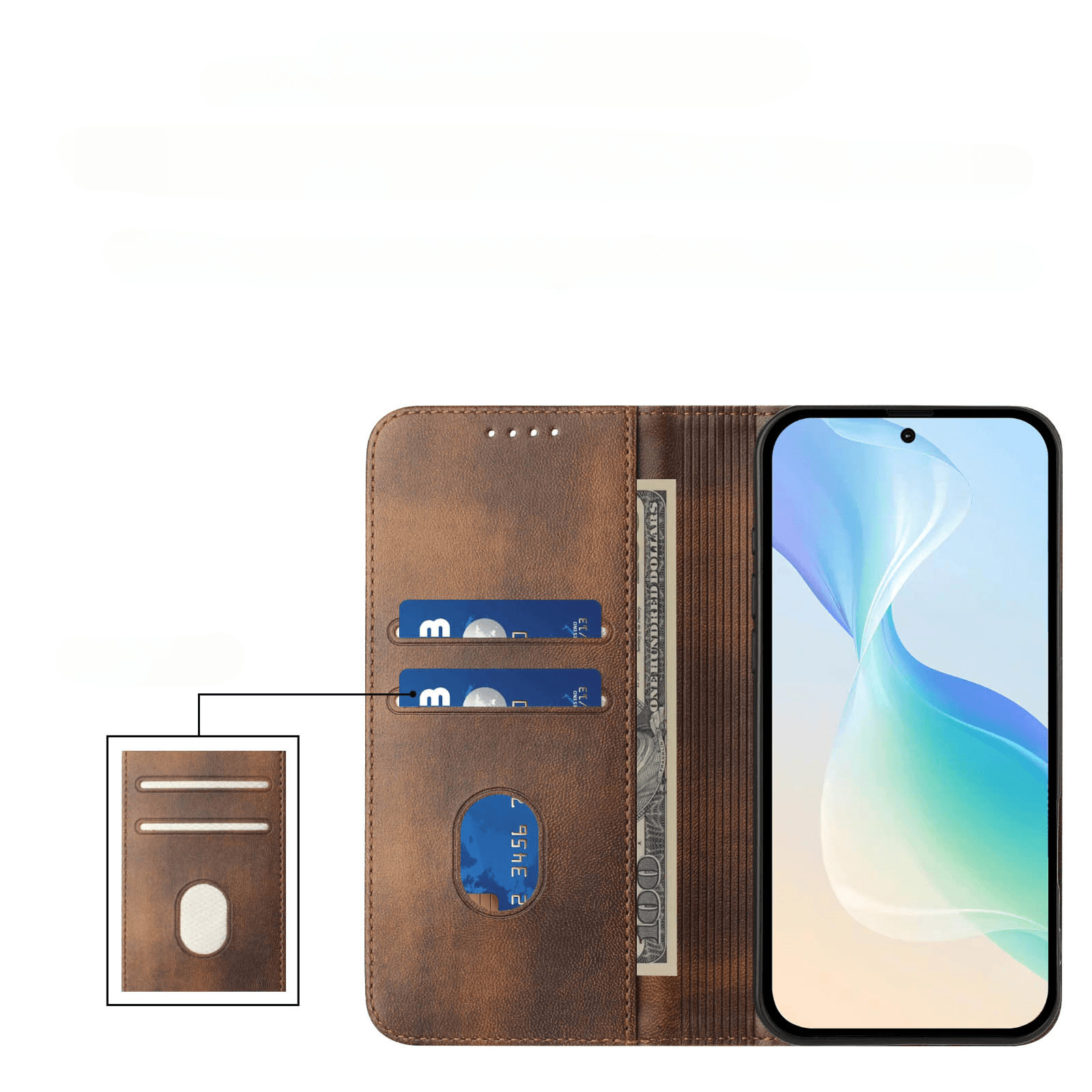 Xiaomi 17 - Vintage coque flip