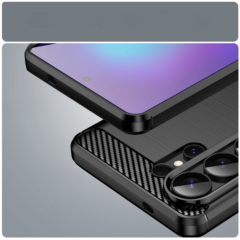 Galaxy S26 Ultra - Cover in look metallo carbonio